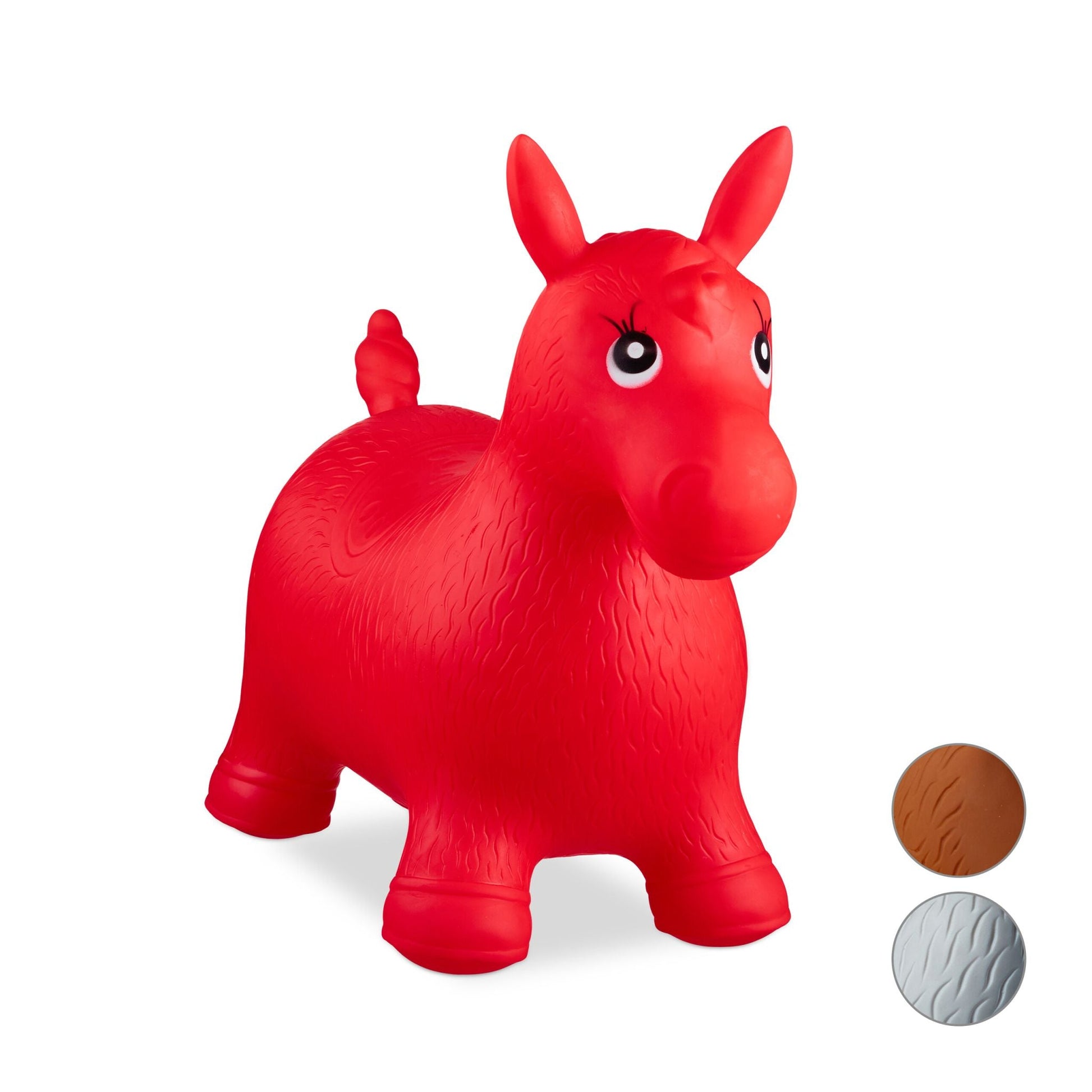 Hüpftier Pferd Rot von Relaxdays