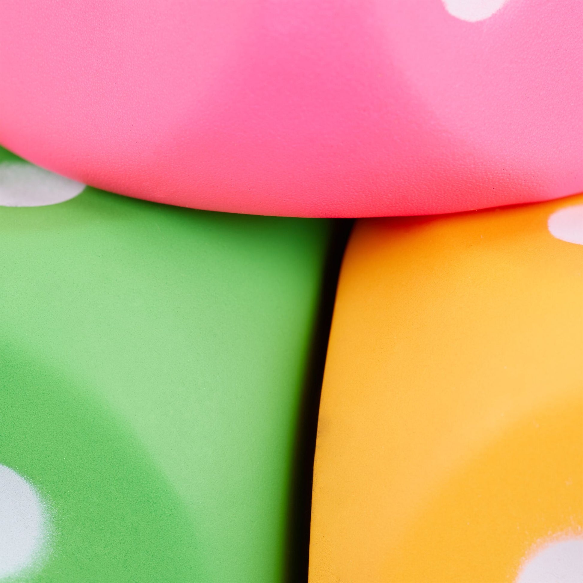 Stoffwürfel 6er-Set Gelb-Grün-Pink von Relaxdays
