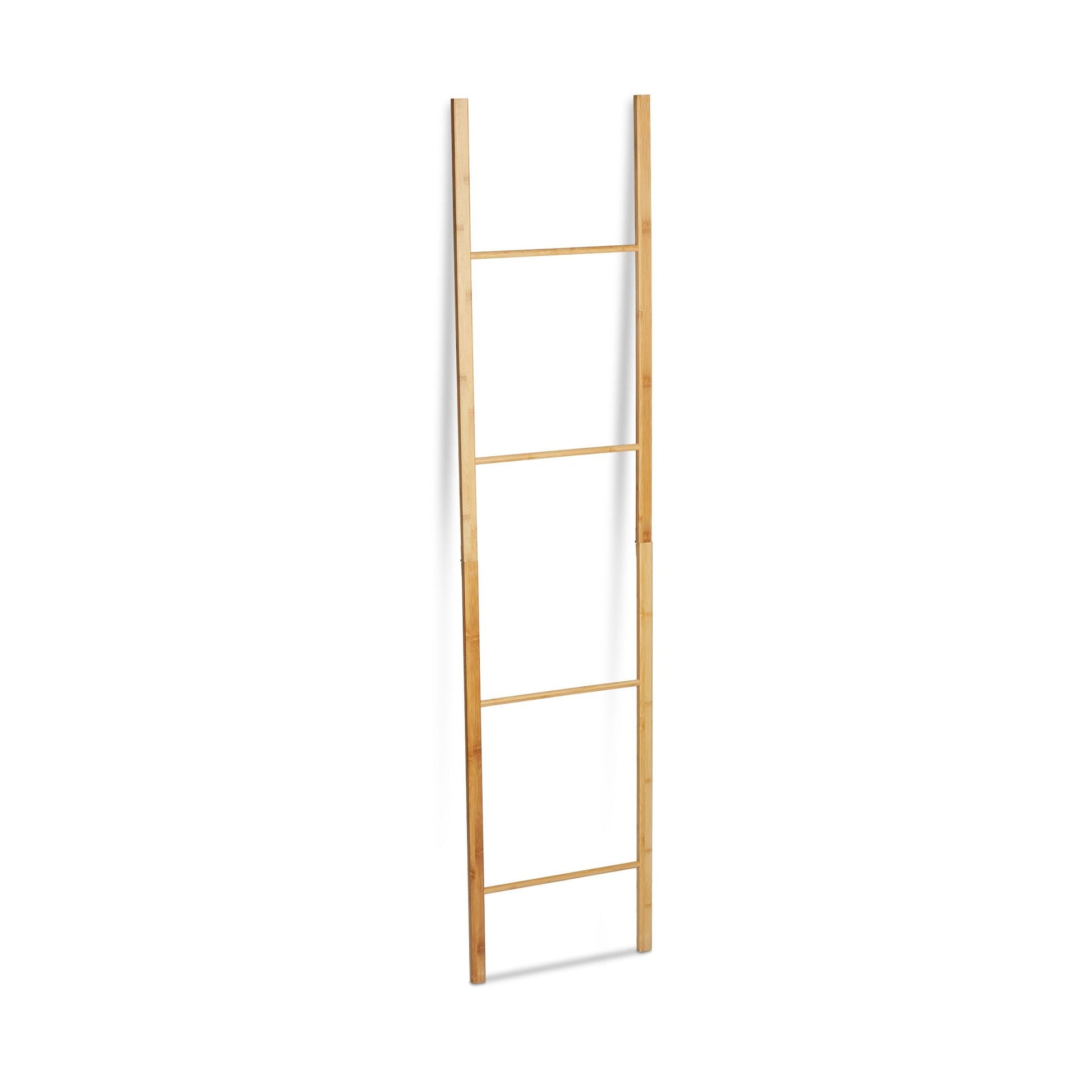 Handtuchleiter Bambus klappbar Hellbraun von Relaxdays