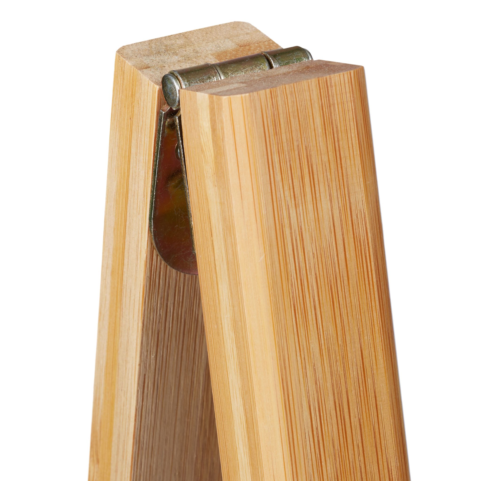 Handtuchleiter Bambus klappbar Hellbraun von Relaxdays