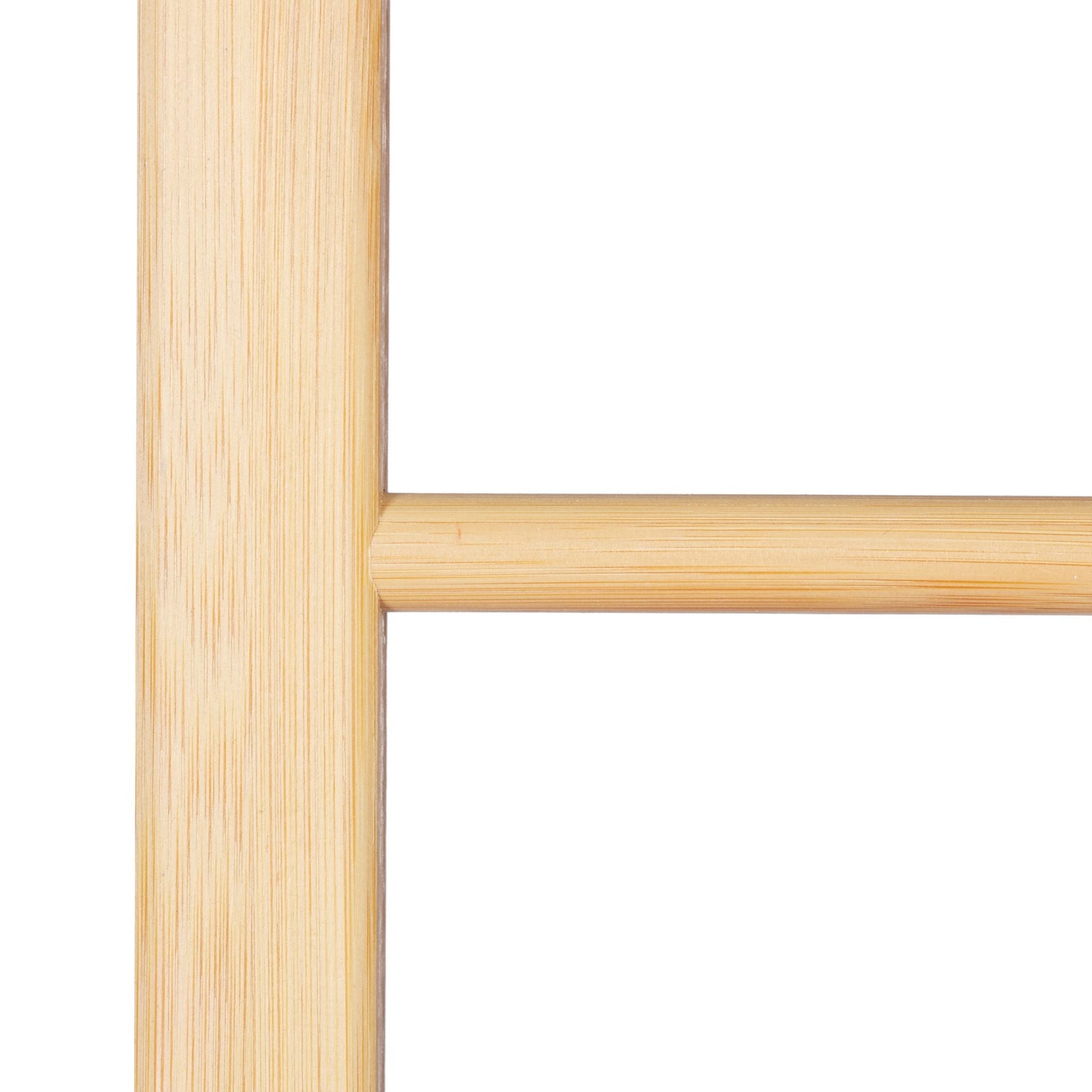 Handtuchleiter Bambus klappbar Hellbraun von Relaxdays