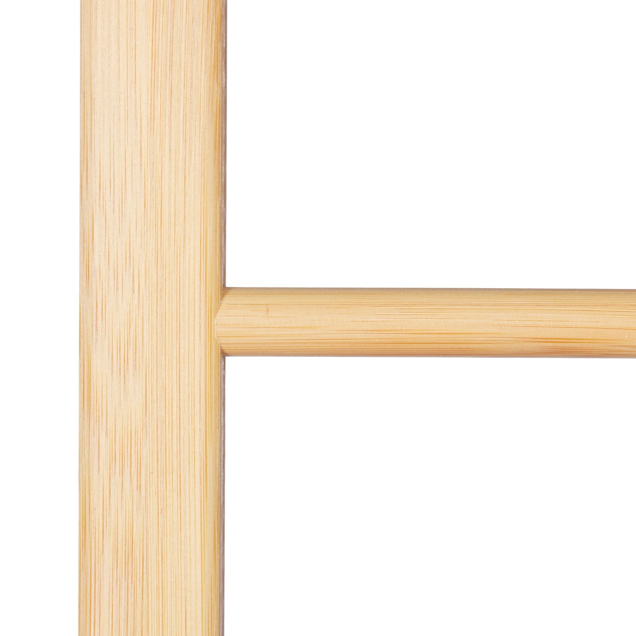 Handtuchleiter Bambus klappbar Hellbraun von Relaxdays
