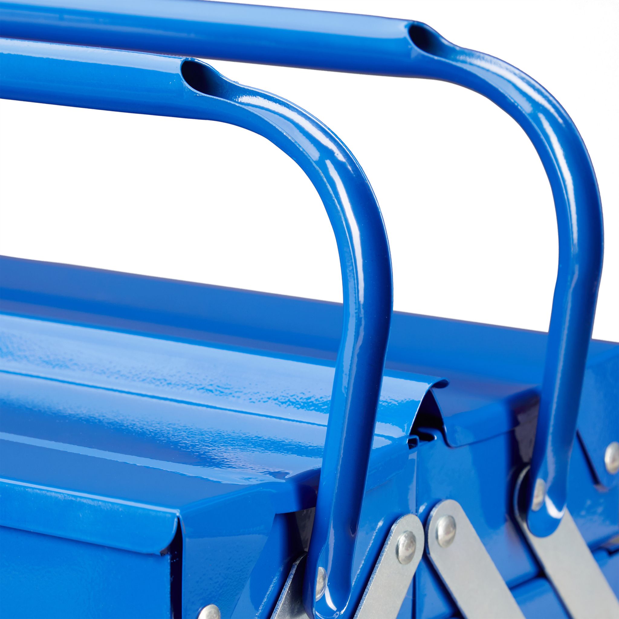 Werkzeugkoffer leer blau Blau-Silber