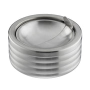 Windaschenbecher mit Deckel Silber von Relaxdays