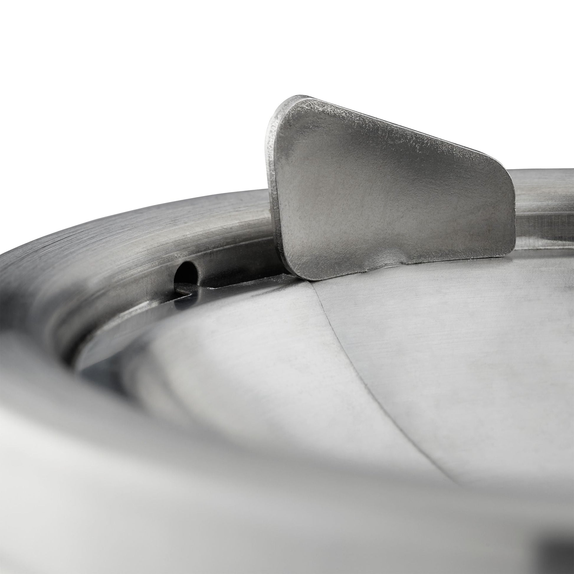 Windaschenbecher mit Deckel Silber von Relaxdays