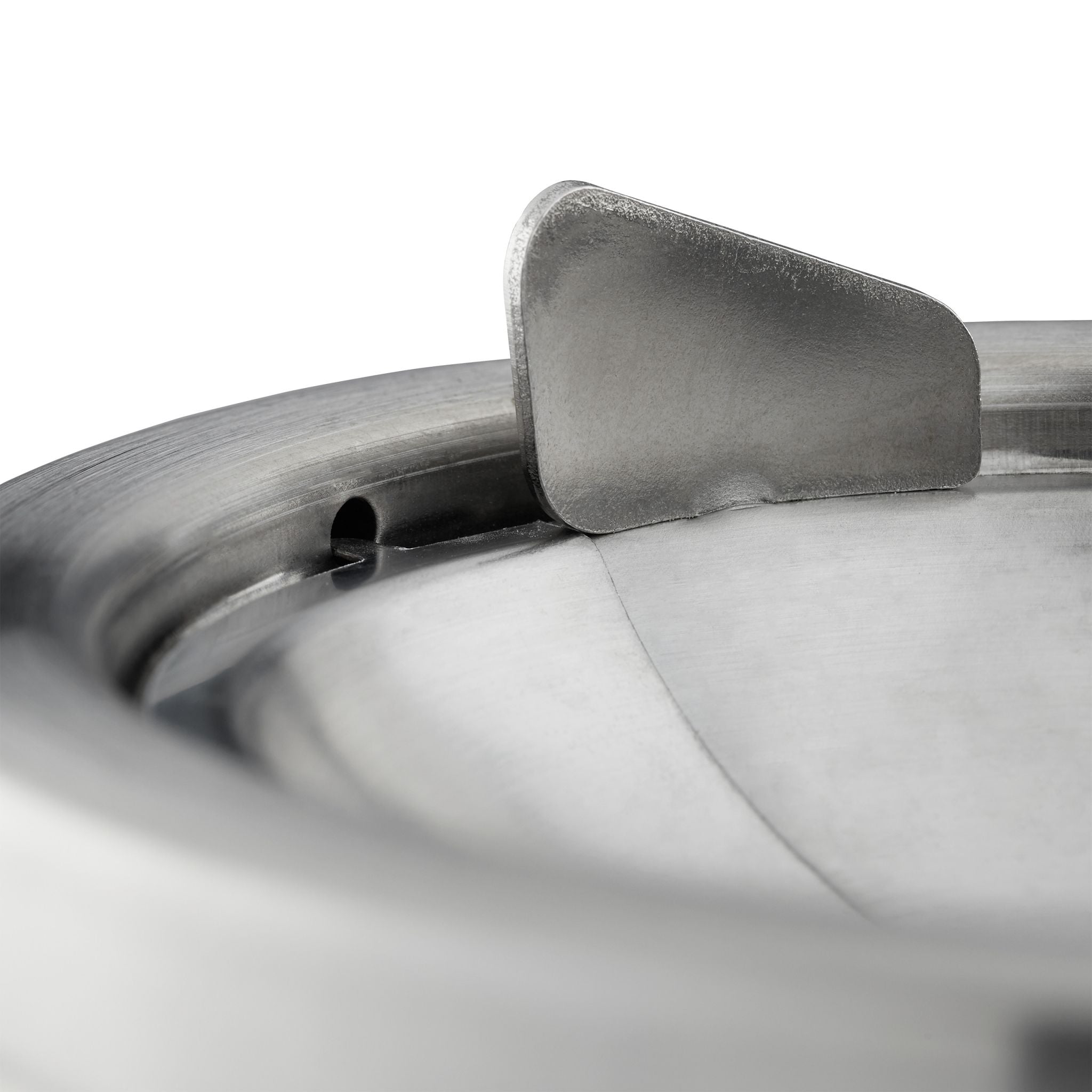 Windaschenbecher mit Deckel Silber von Relaxdays