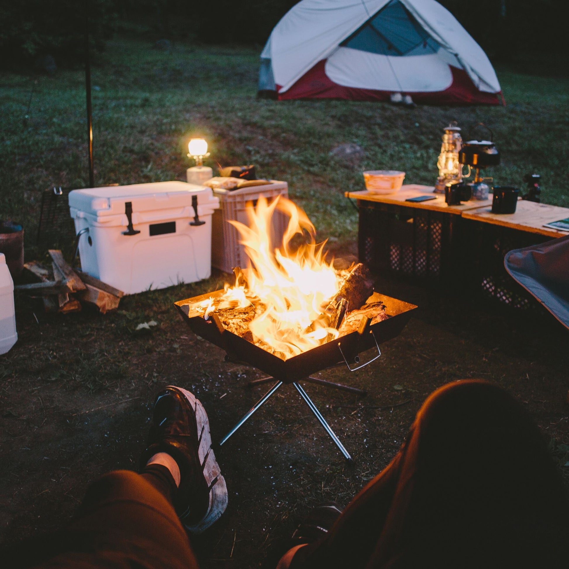 Sturmlaterne LED Kupfer-Transparent von Relaxdays