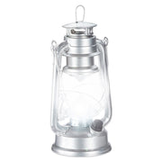 Sturmlaterne LED Silber-Transparent von Relaxdays