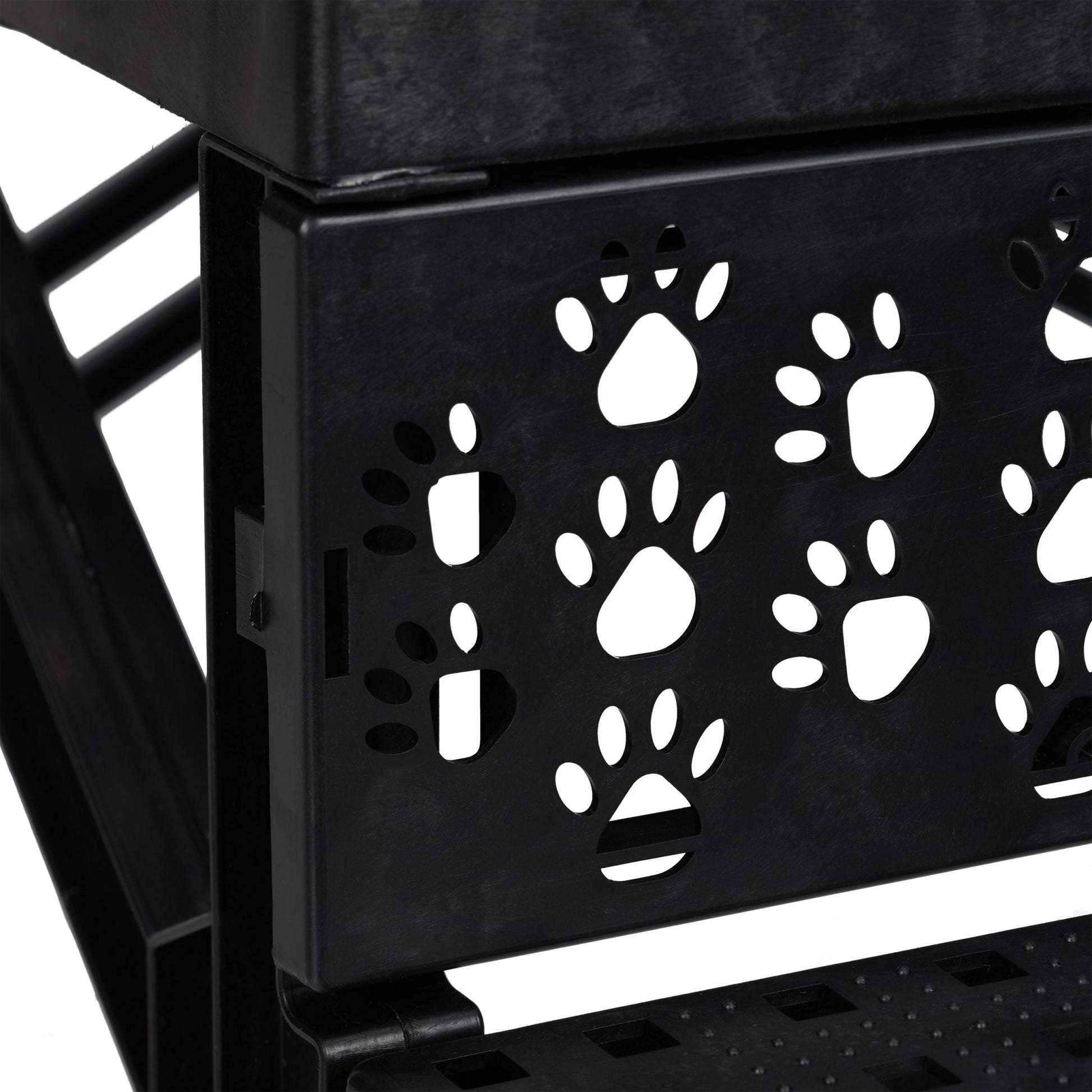 Hundetreppe 3 Stufen Grau von Relaxdays