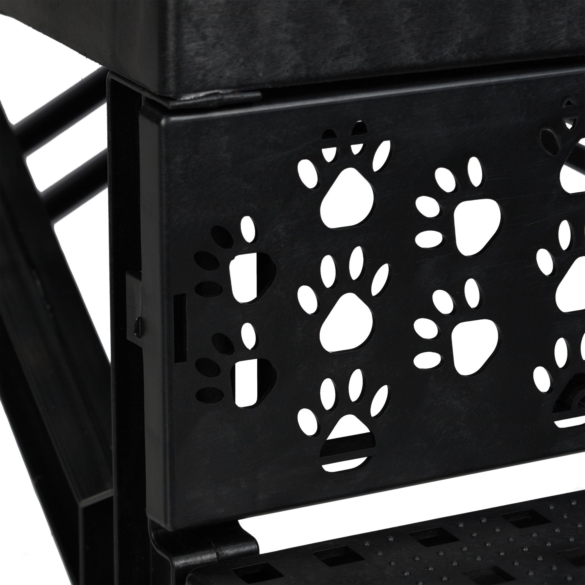 Hundetreppe 3 Stufen Grau von Relaxdays