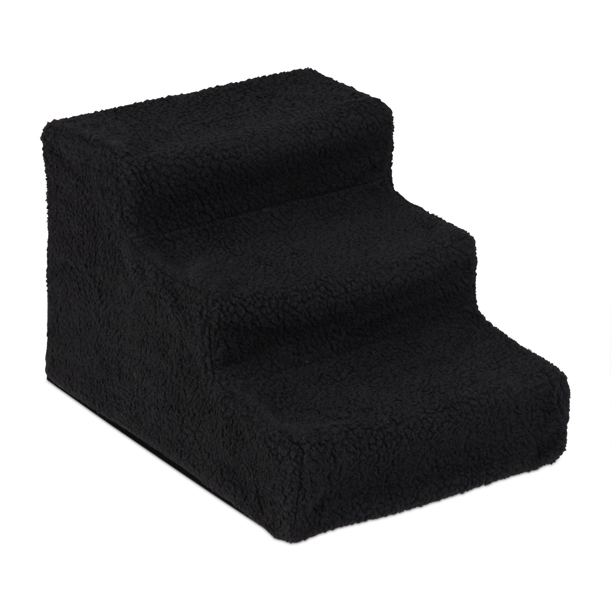 Hundetreppe 3 Stufen Schwarz von Relaxdays