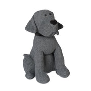 Türstopper Hund Schwarz-Grau von Relaxdays