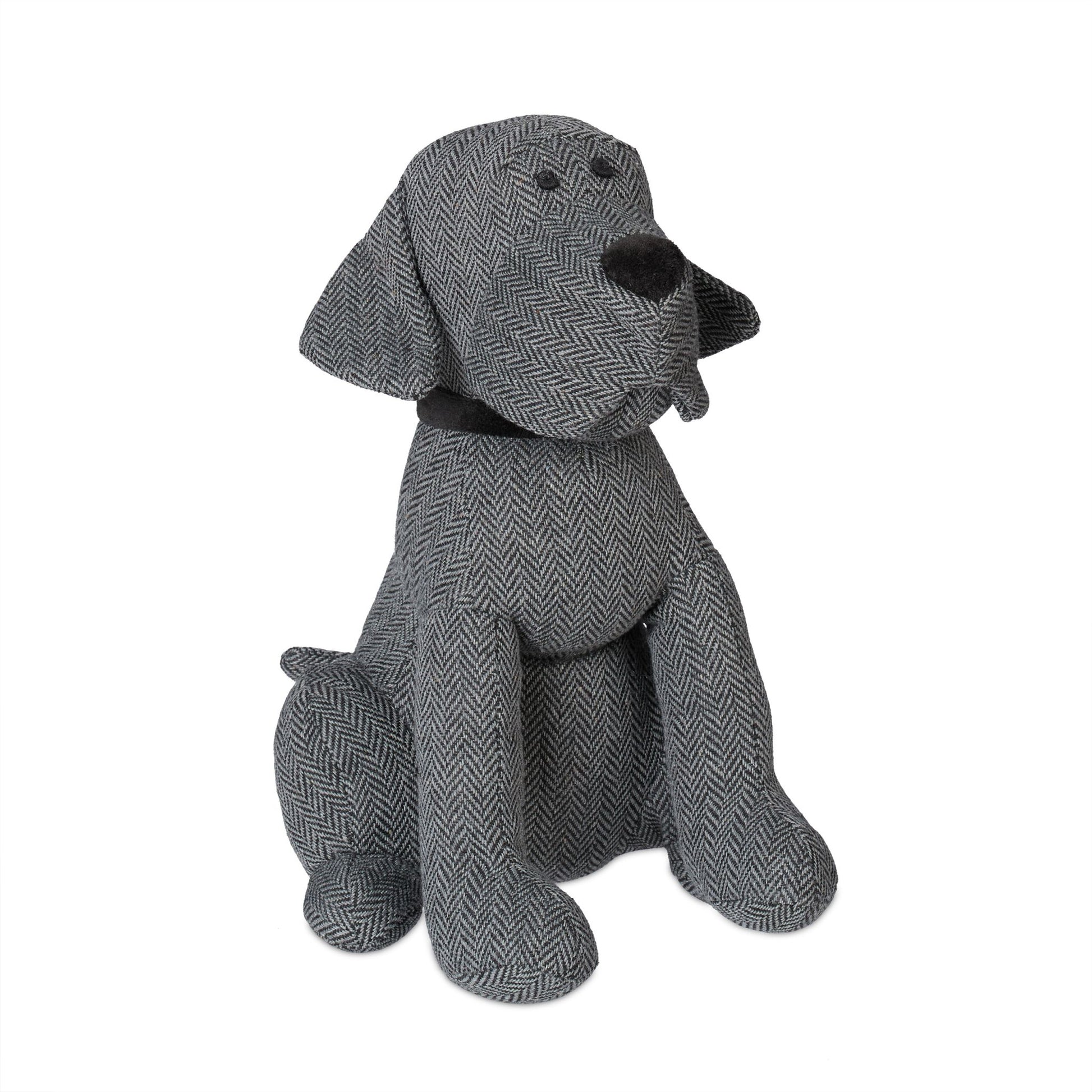 Türstopper Hund Schwarz-Grau von Relaxdays
