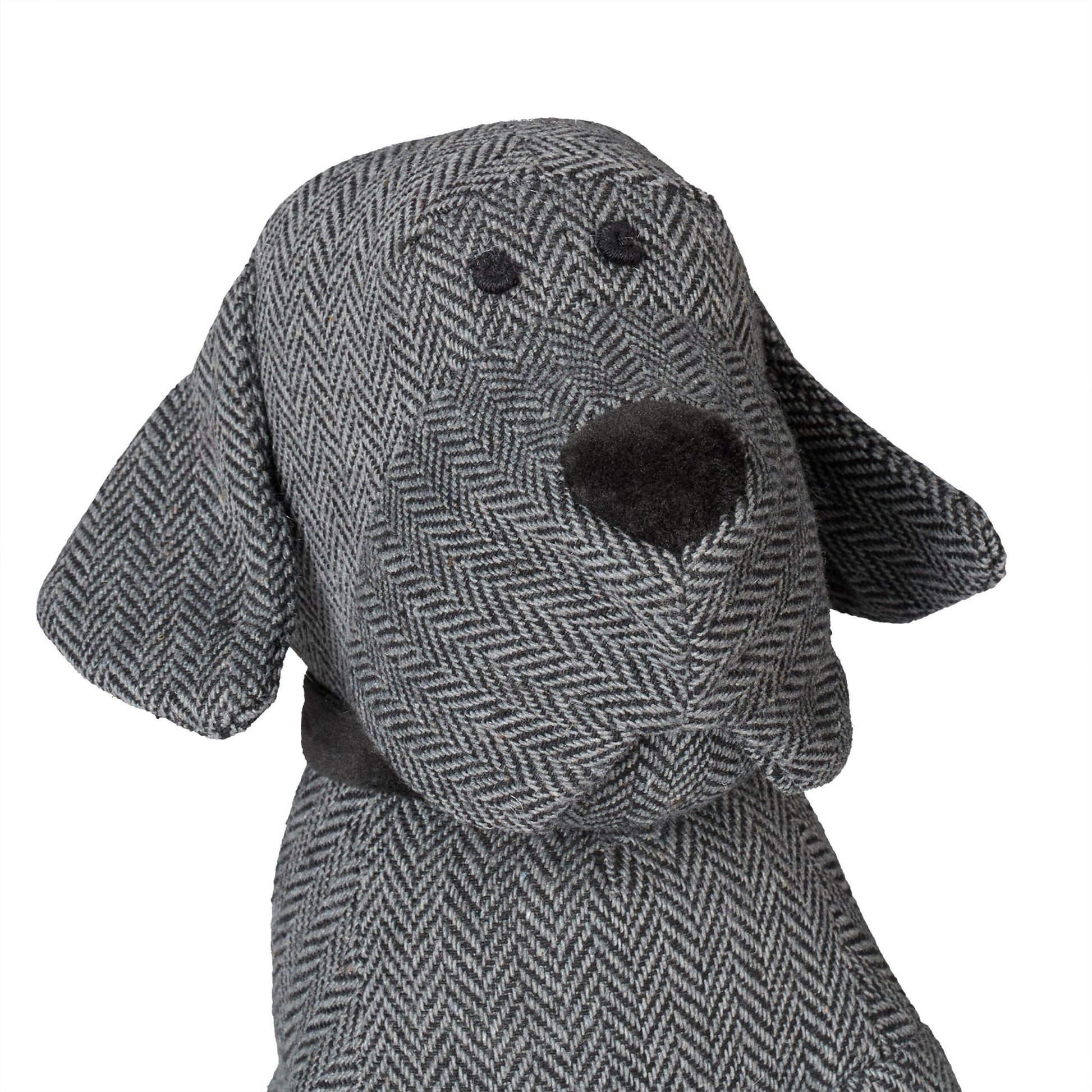 Türstopper Hund Schwarz-Grau von Relaxdays