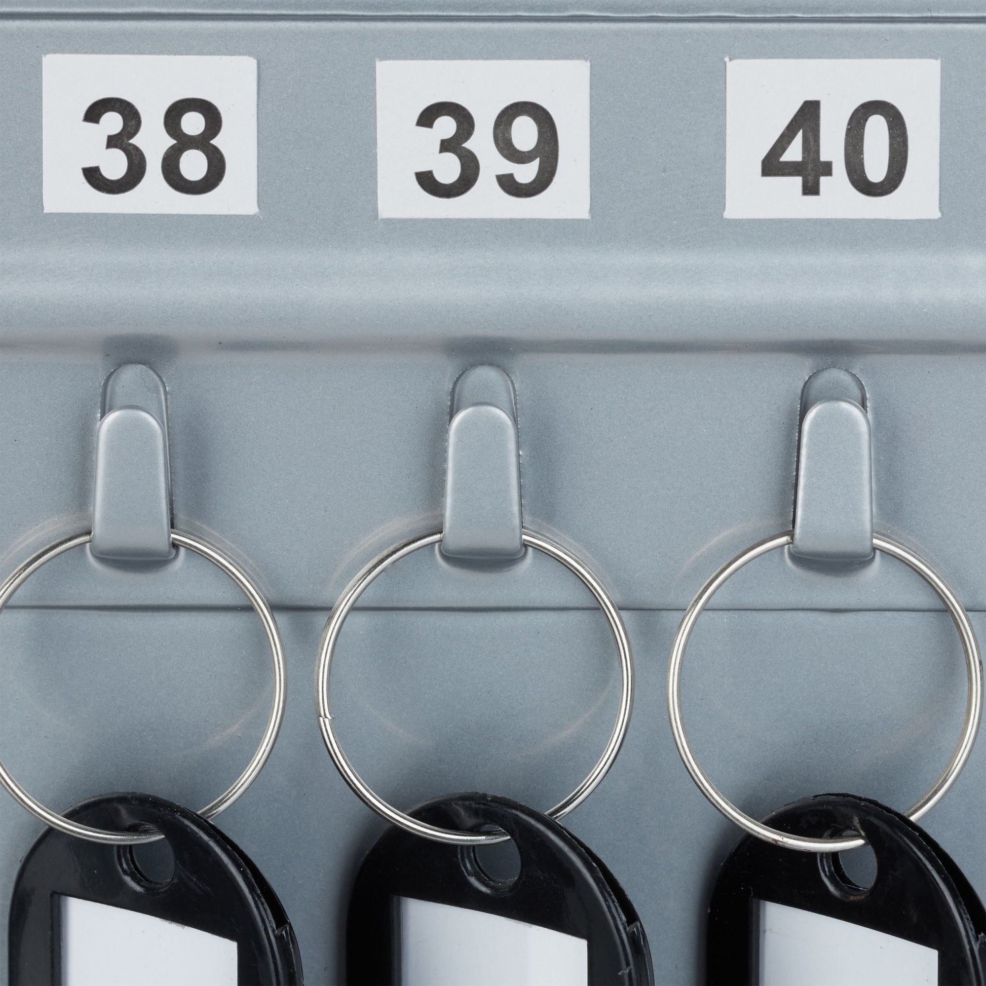 Schlüsselkasten Metall abschliessbar Silber-Grau von Relaxdays