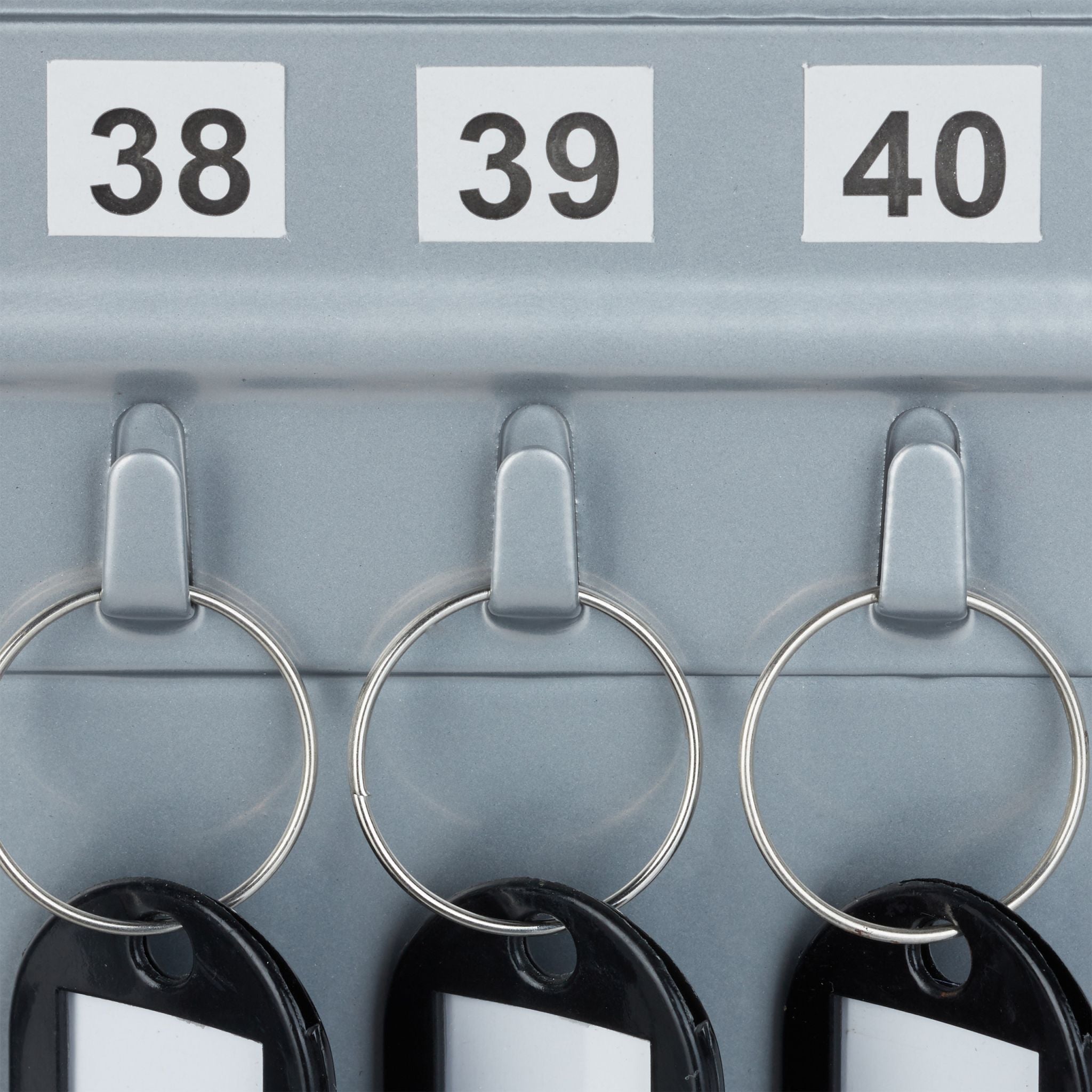 Schlüsselkasten Metall abschliessbar Silber-Grau von Relaxdays