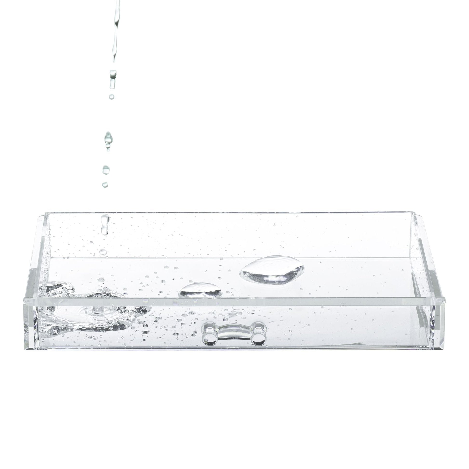 Make up Organizer mit Schubladen Schwarz-Transparent von Relaxdays