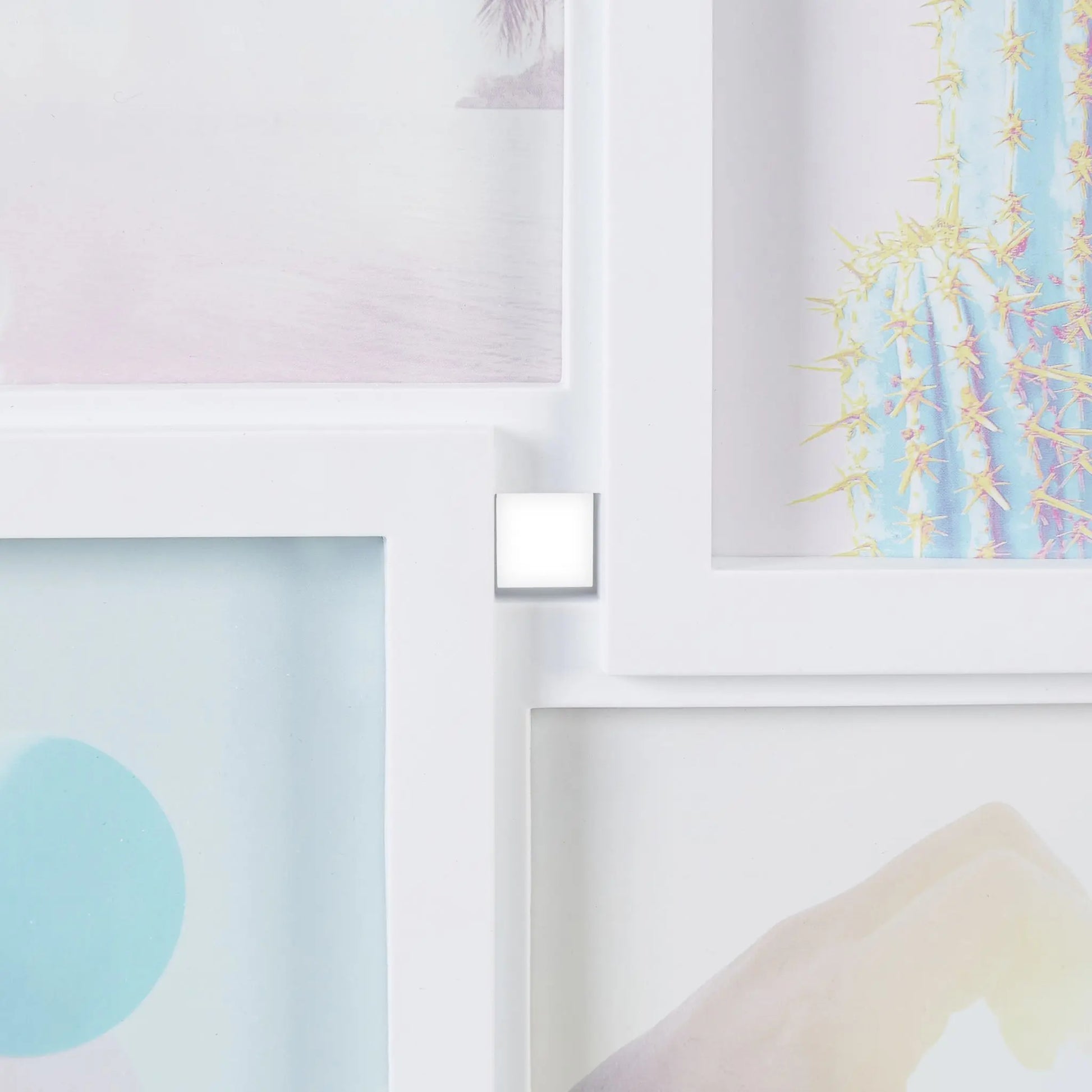 Bilderrahmen Collage 9 Bilder Weiss von Relaxdays