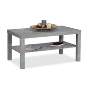 Couchtisch in Betonoptik Grau von Relaxdays
