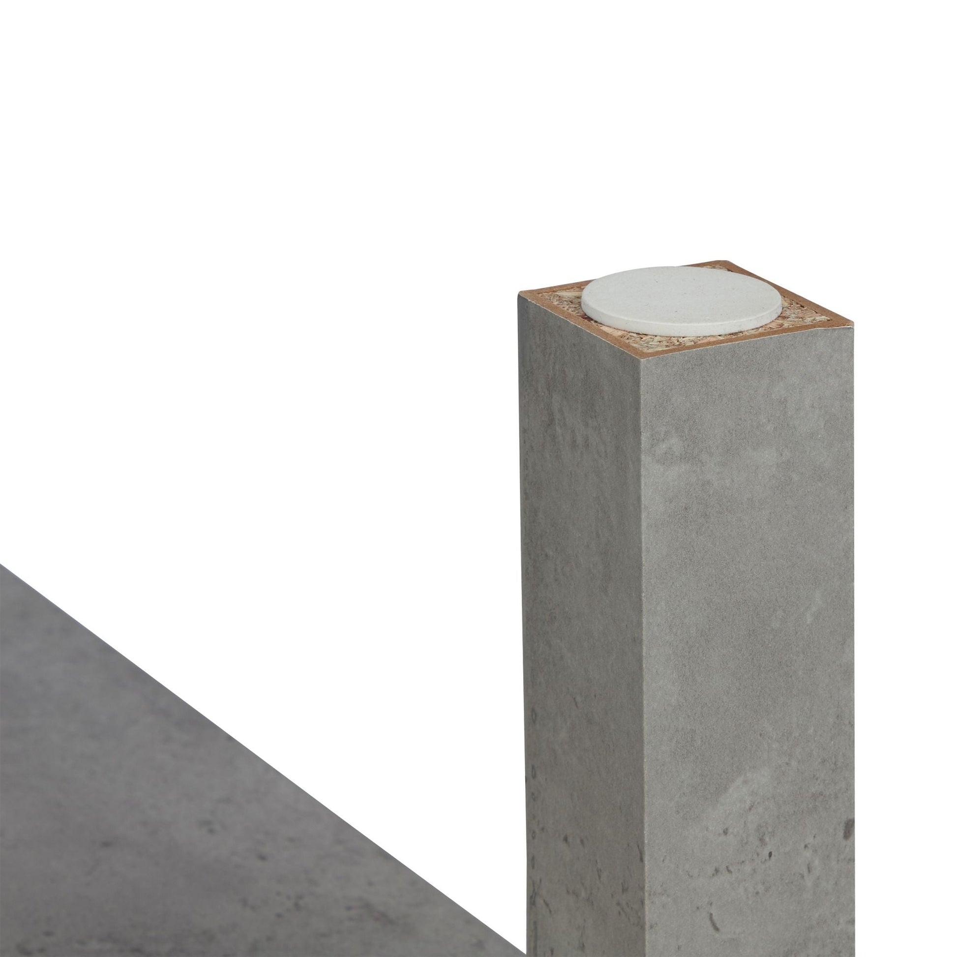 Couchtisch in Betonoptik Grau von Relaxdays