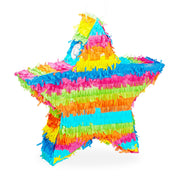 Pinata Stern bunt Gelb-Pink-Türkis von Relaxdays
