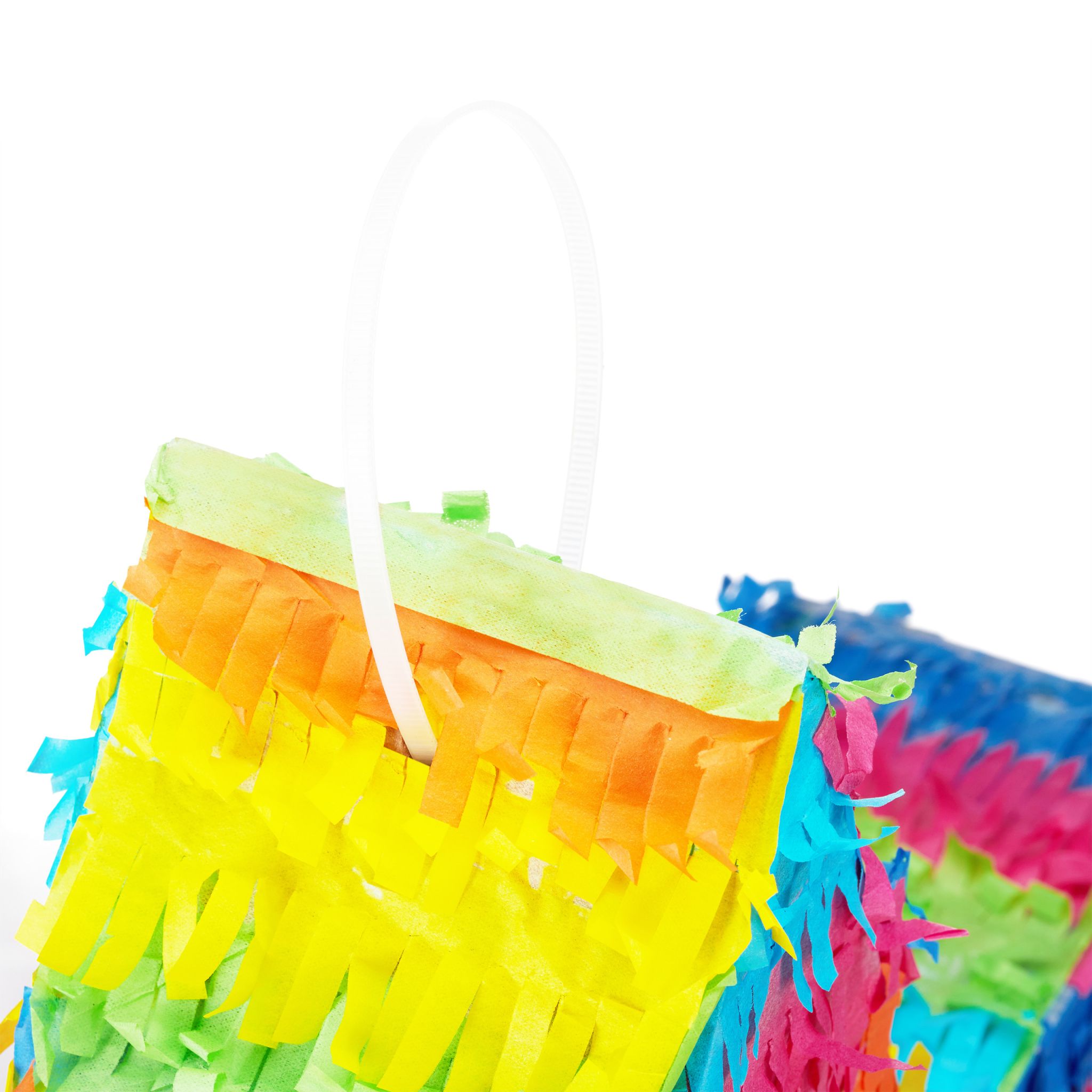 Pinata Stern bunt Gelb-Pink-Türkis von Relaxdays
