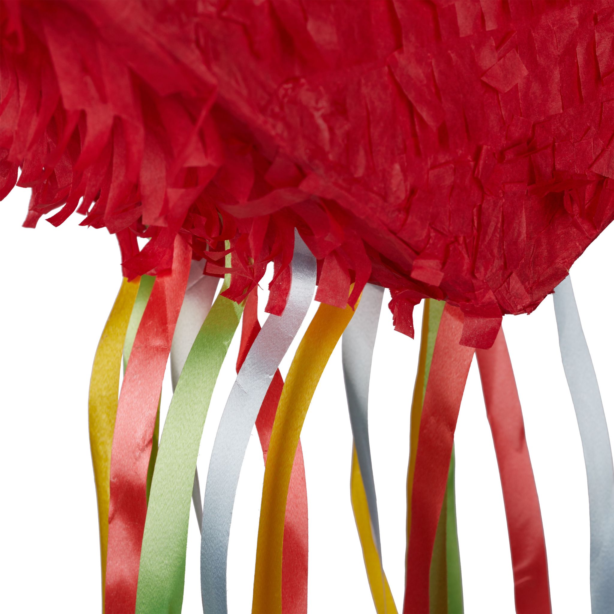 Pinata Herz Gelb-Rot-Silber von Relaxdays