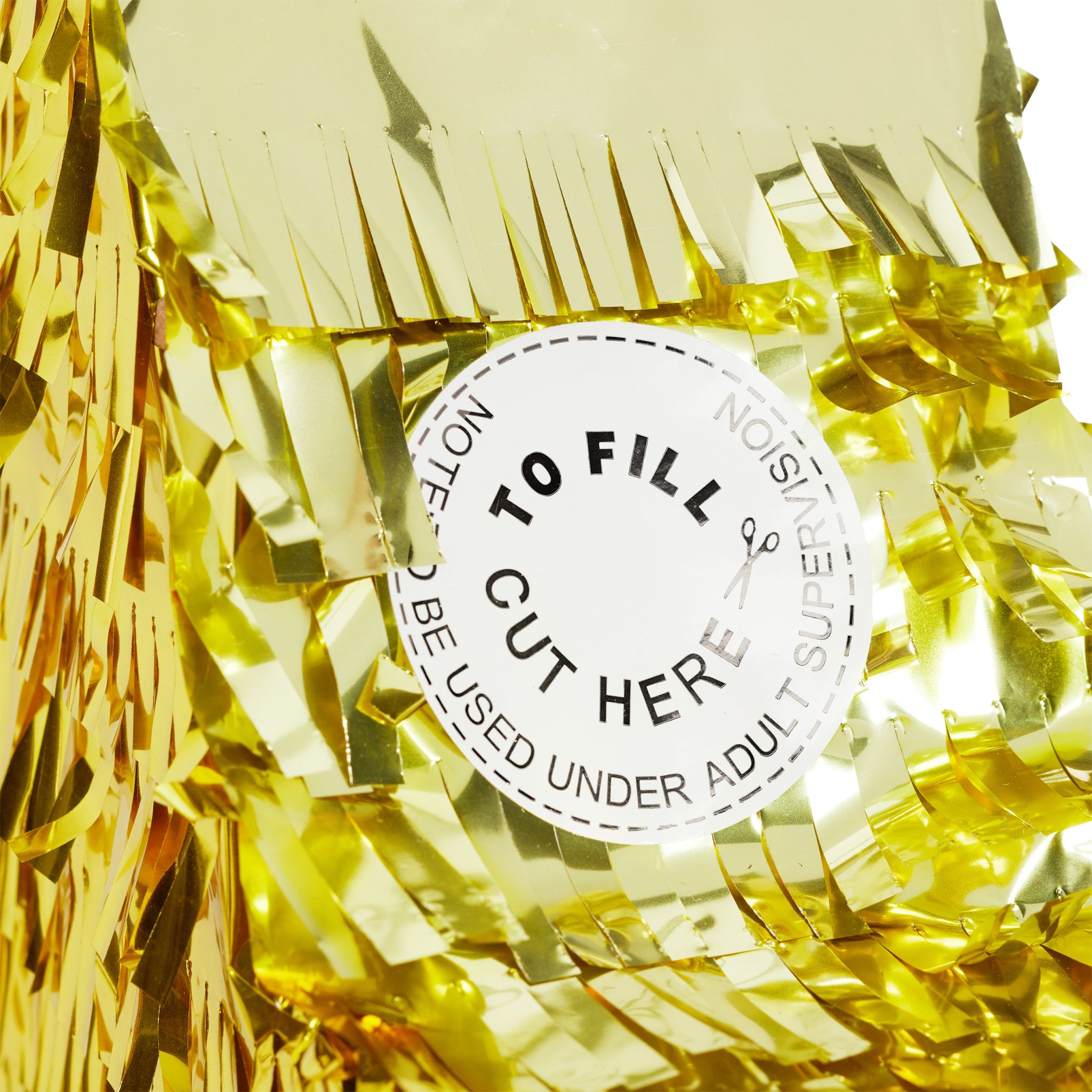 Pinata Stern gold Gold von Relaxdays