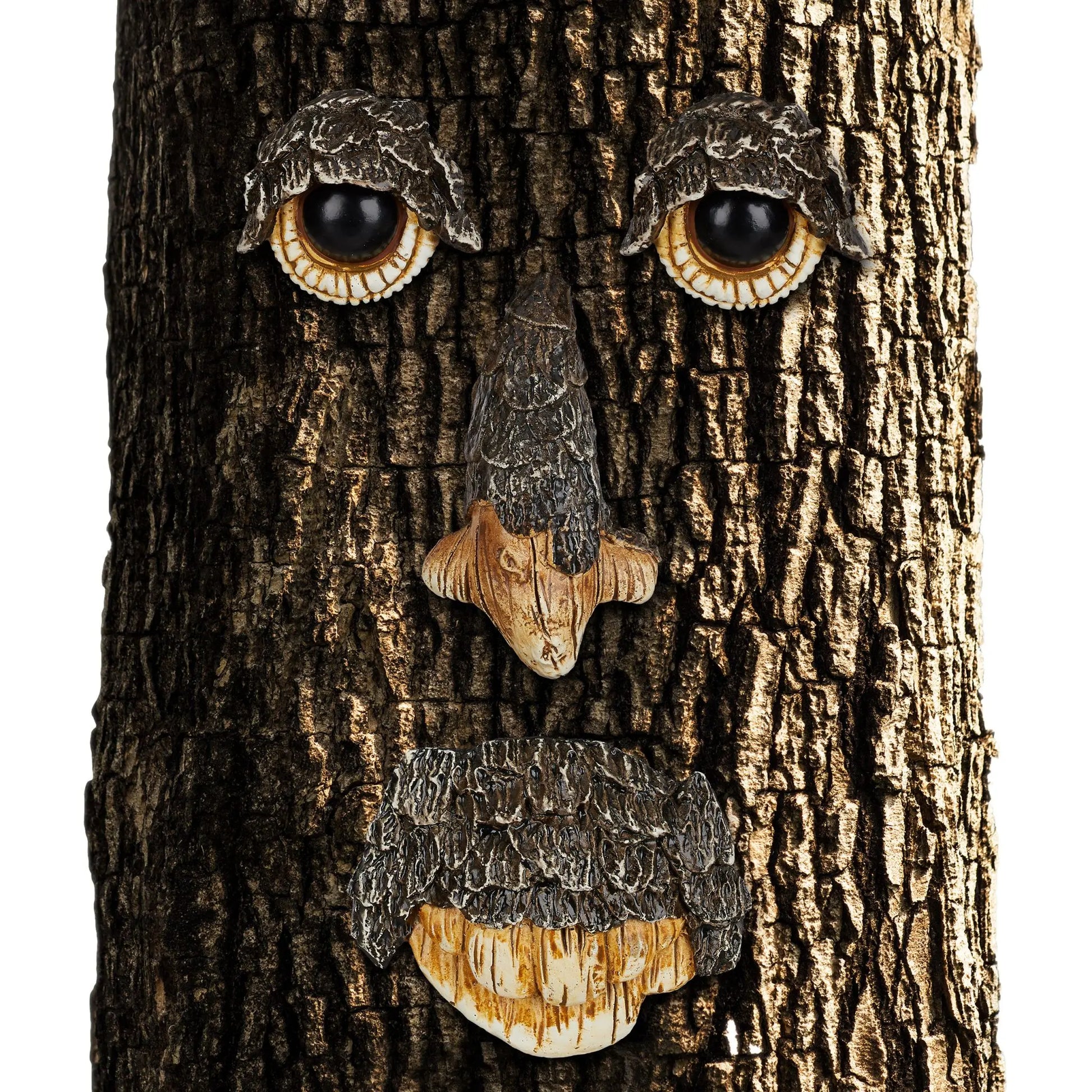 Baumgesicht Naturgeist Dunkelbraun-Hellbraun-Schwarz von Relaxdays