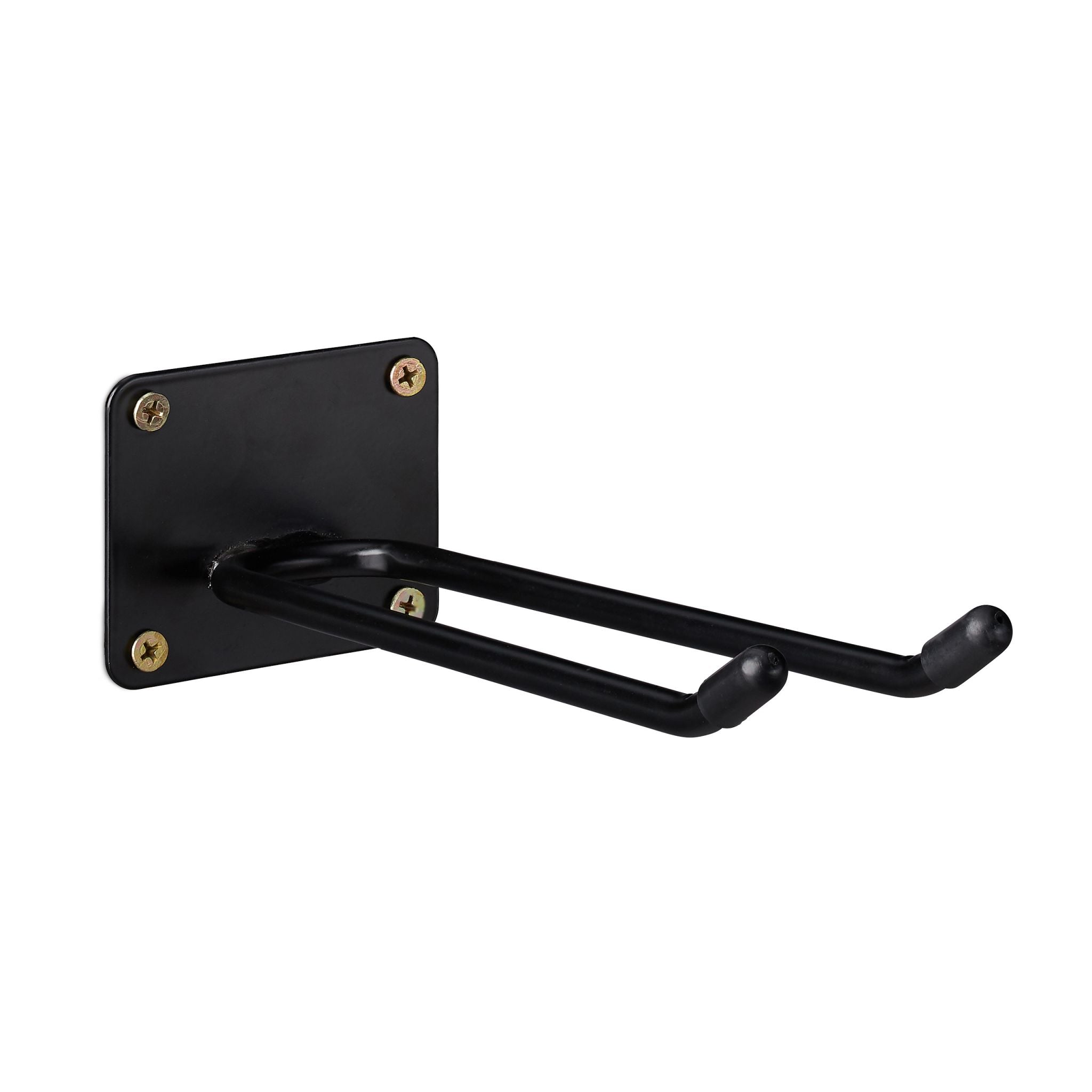 Gerätehalter Stahl Schwarz von Relaxdays