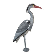 Gartenfigur Reiher Rot-Schwarz-Grau von Relaxdays