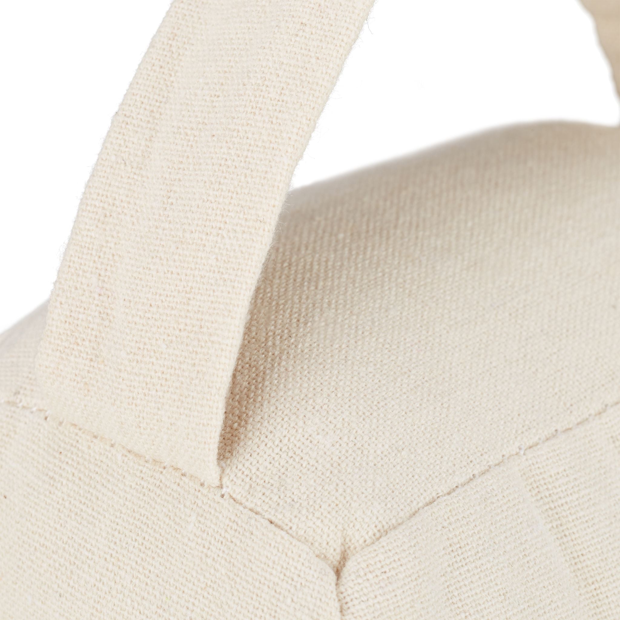 Türstopper Sack Stern Weiss-Creme von Relaxdays