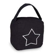 Türstopper Sack Stern Weiss-Schwarz von Relaxdays