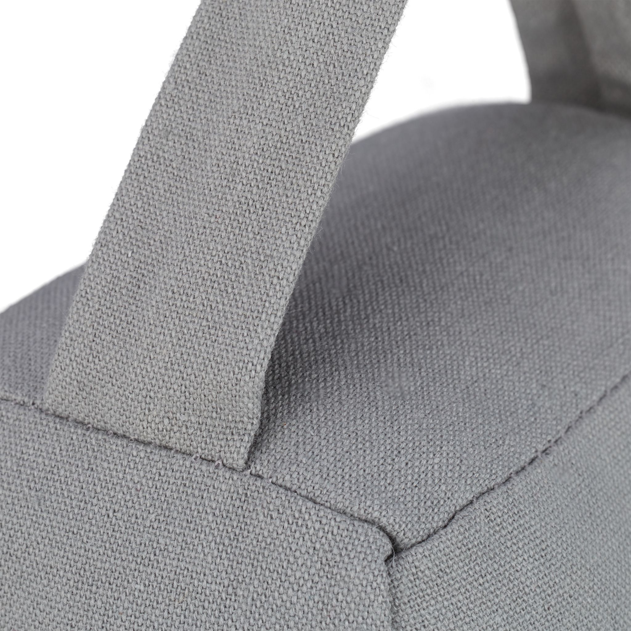Türstopper Sack Stern Weiss-Grau von Relaxdays