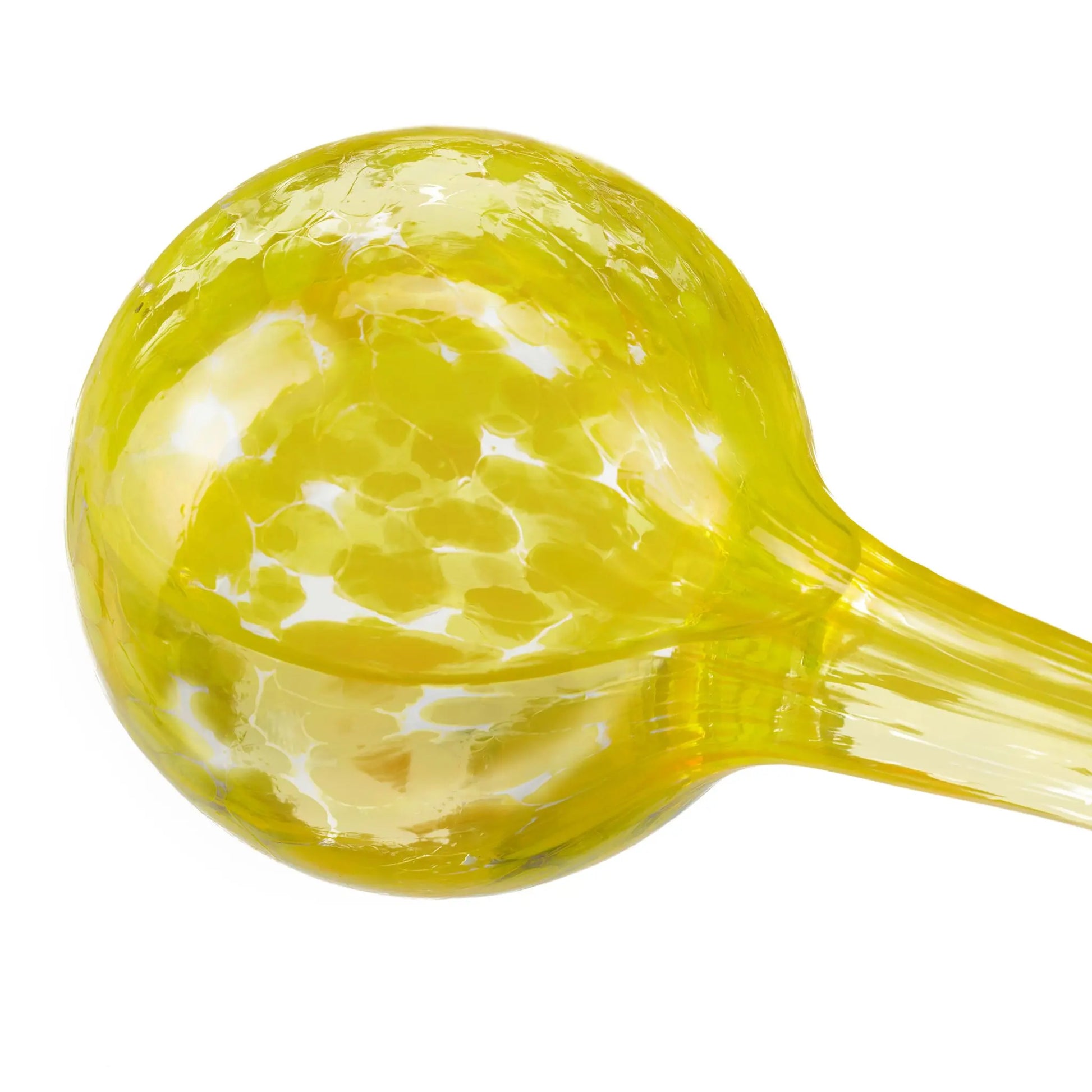 Bewässerungskugel 2er-Set Glas Gelb-Transparent von Relaxdays