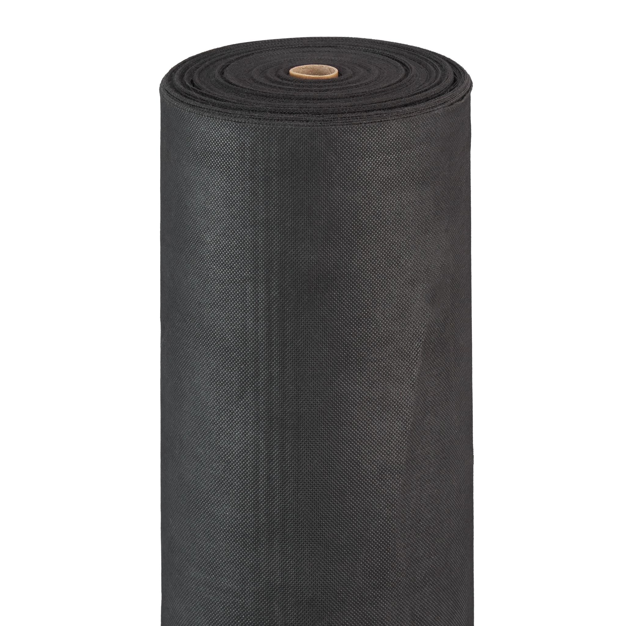 Unkrautvlies 50g/m² Schwarz von Relaxdays