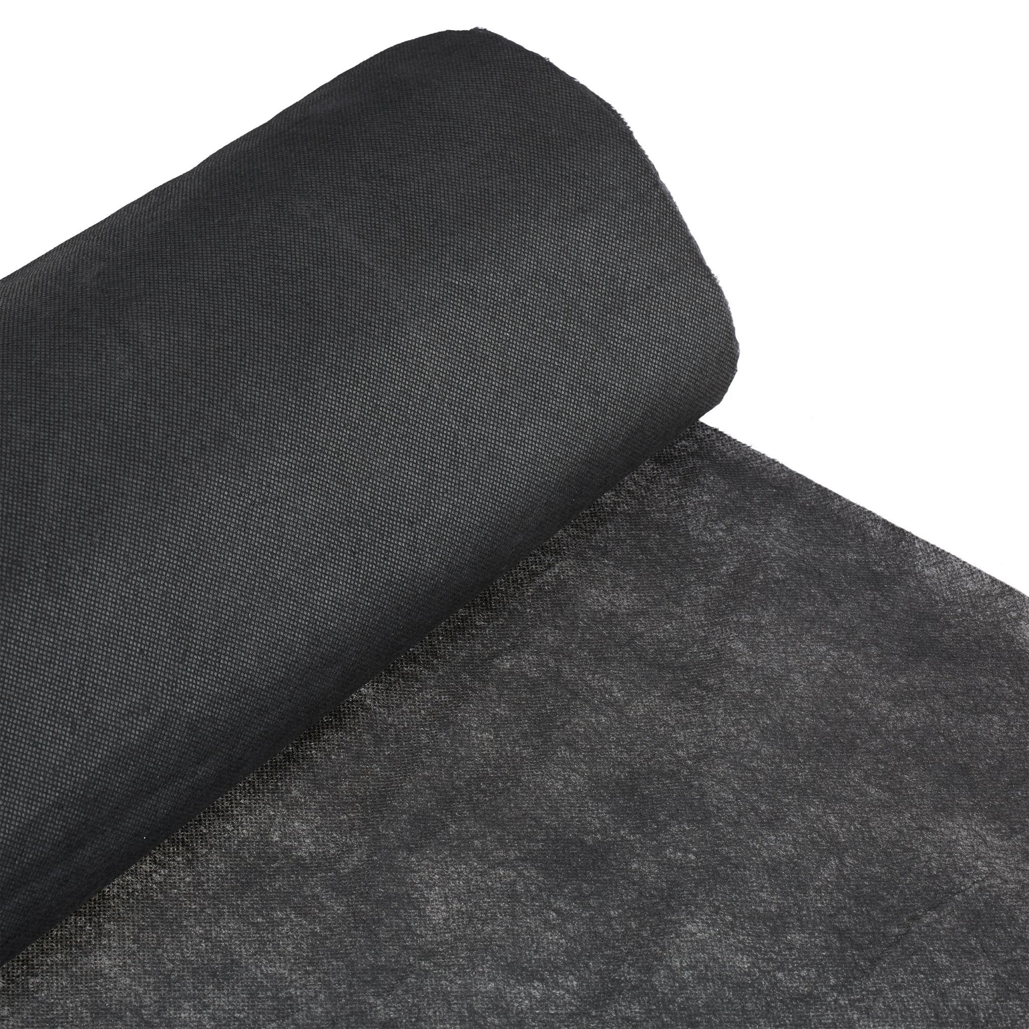Unkrautvlies 50g/m² Schwarz von Relaxdays