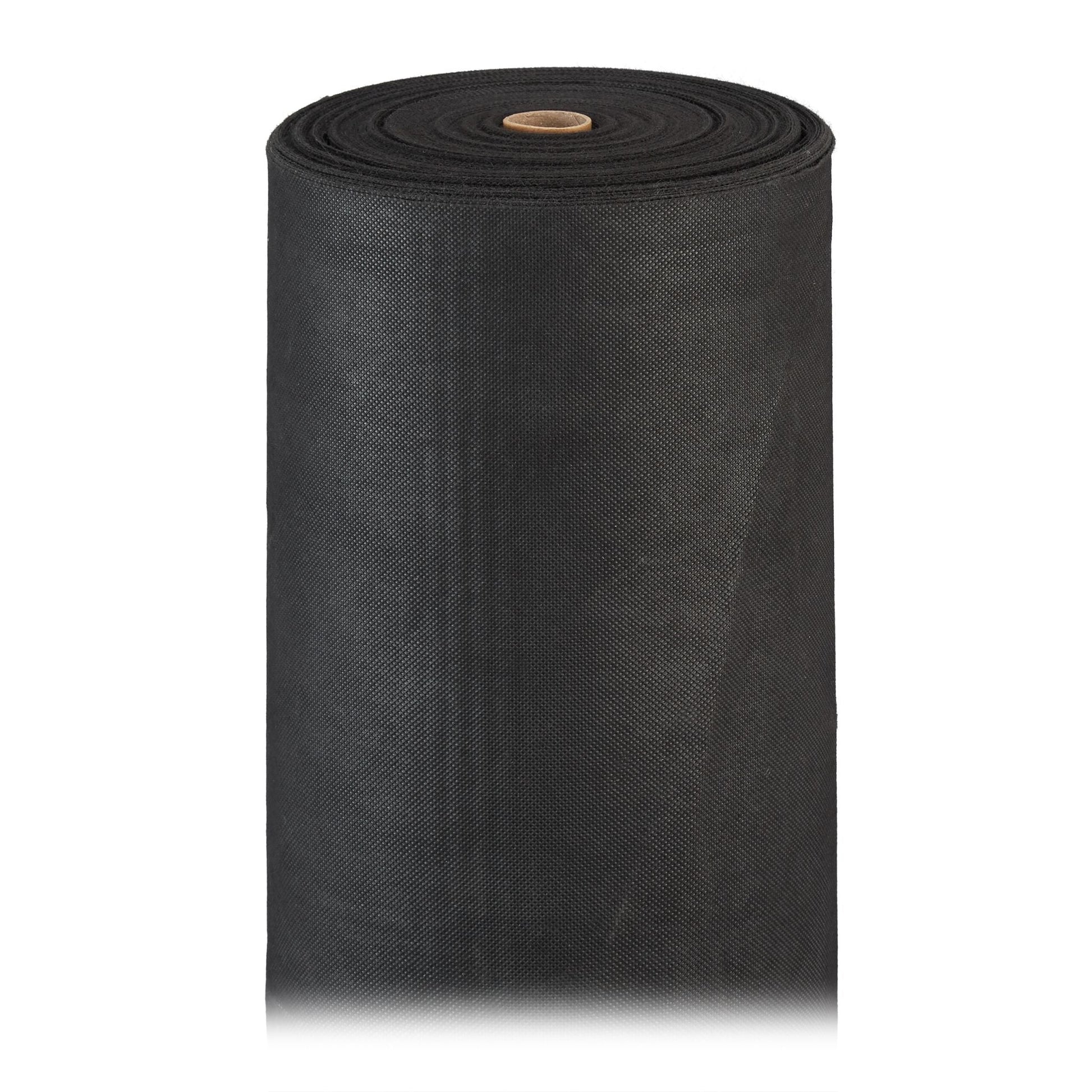 Unkrautvlies 150g/m² Schwarz von Relaxdays