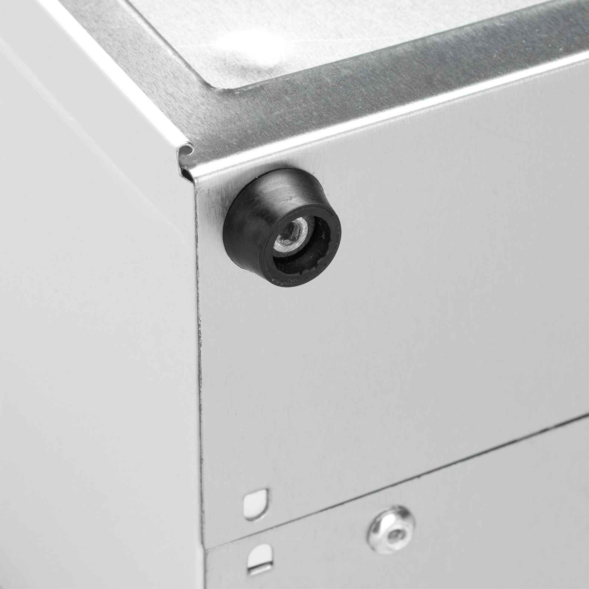 Serviettenspender Retro Weiss-Silber von Relaxdays