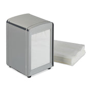 Serviettenspender Retro Silber von Relaxdays