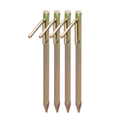 Bodenanker XL 4er-Set Gold von Relaxdays