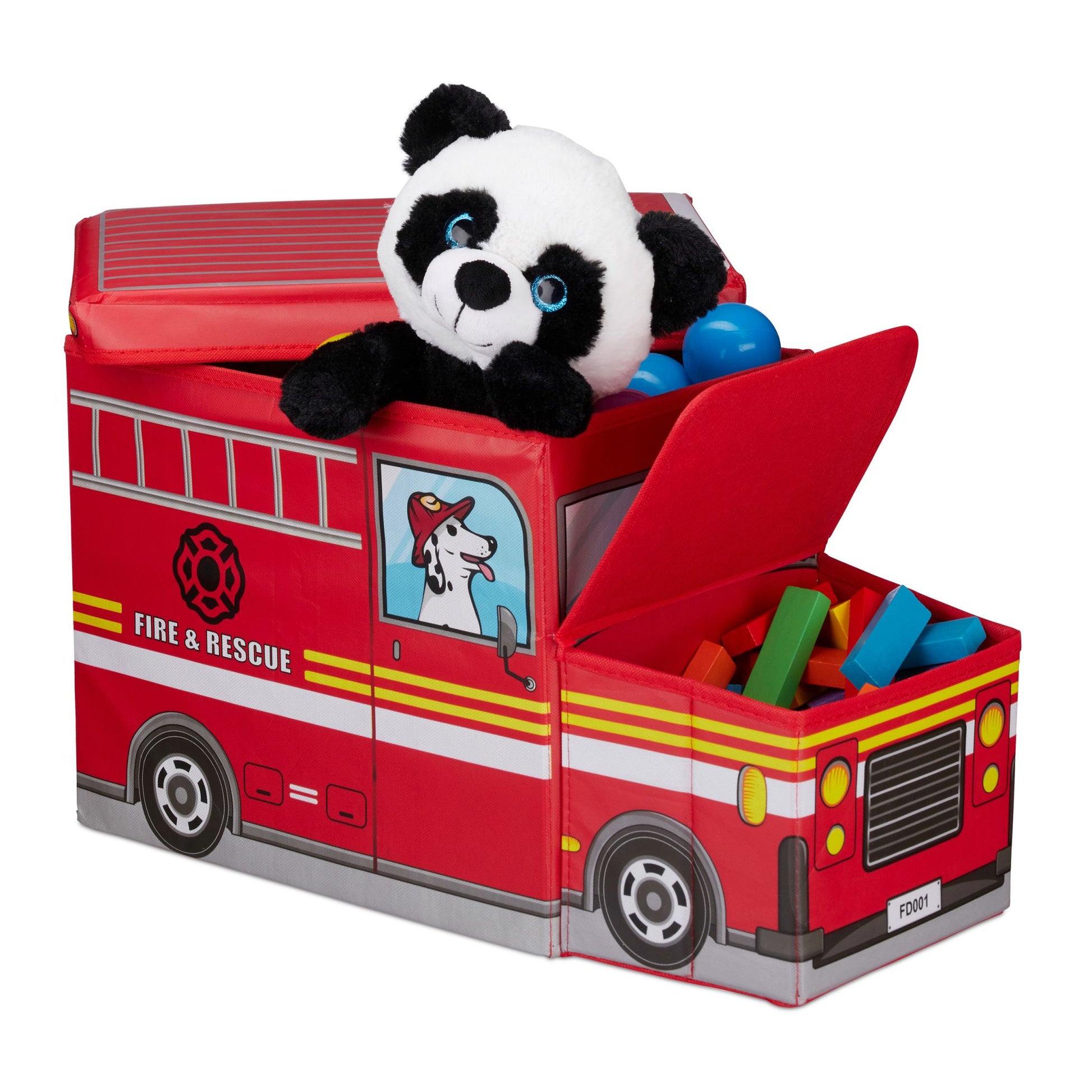Sitzbox für Kinder Rot von Relaxdays