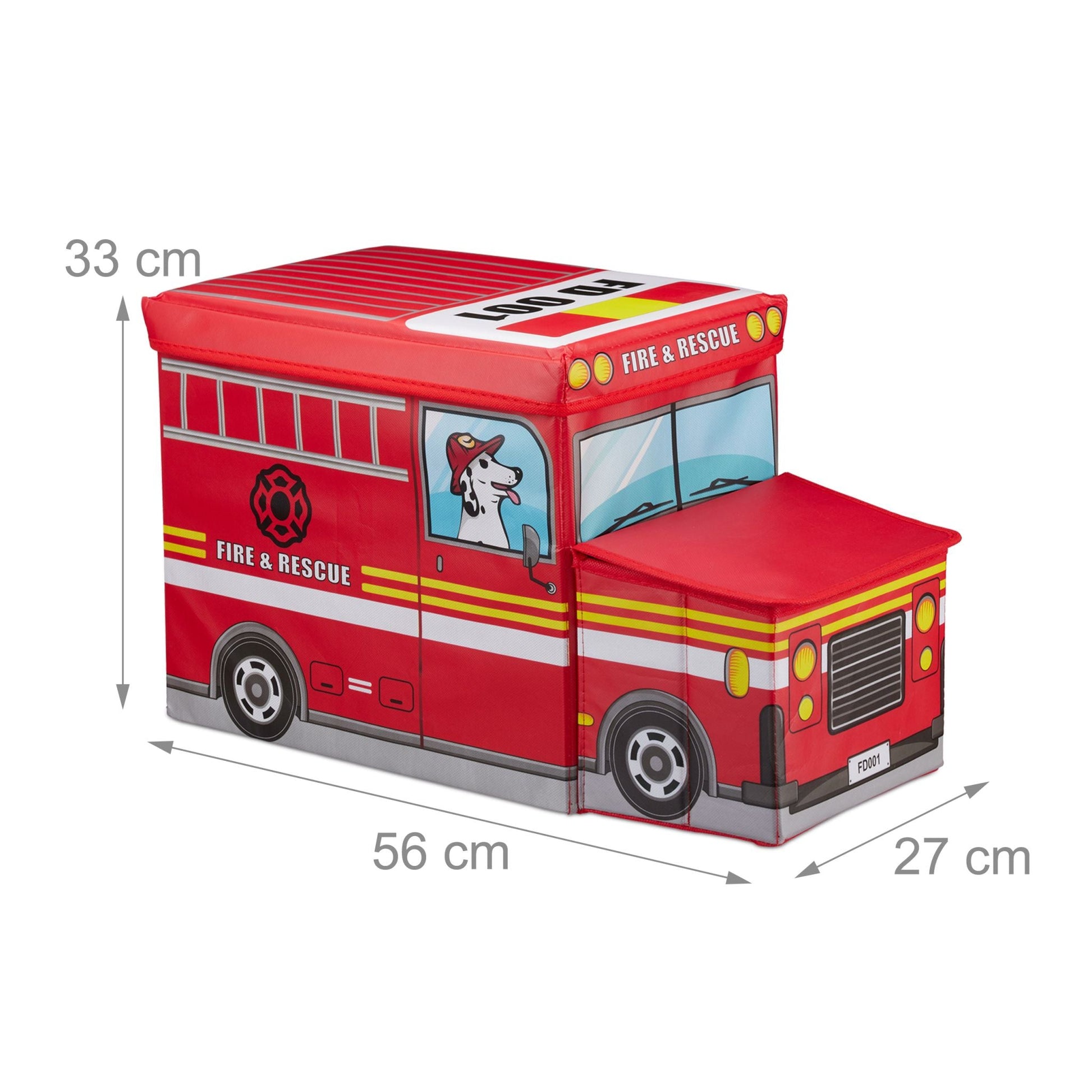 Sitzbox für Kinder Rot von Relaxdays