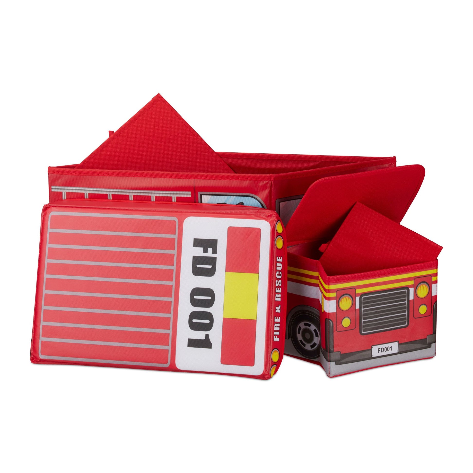 Sitzbox für Kinder Rot von Relaxdays