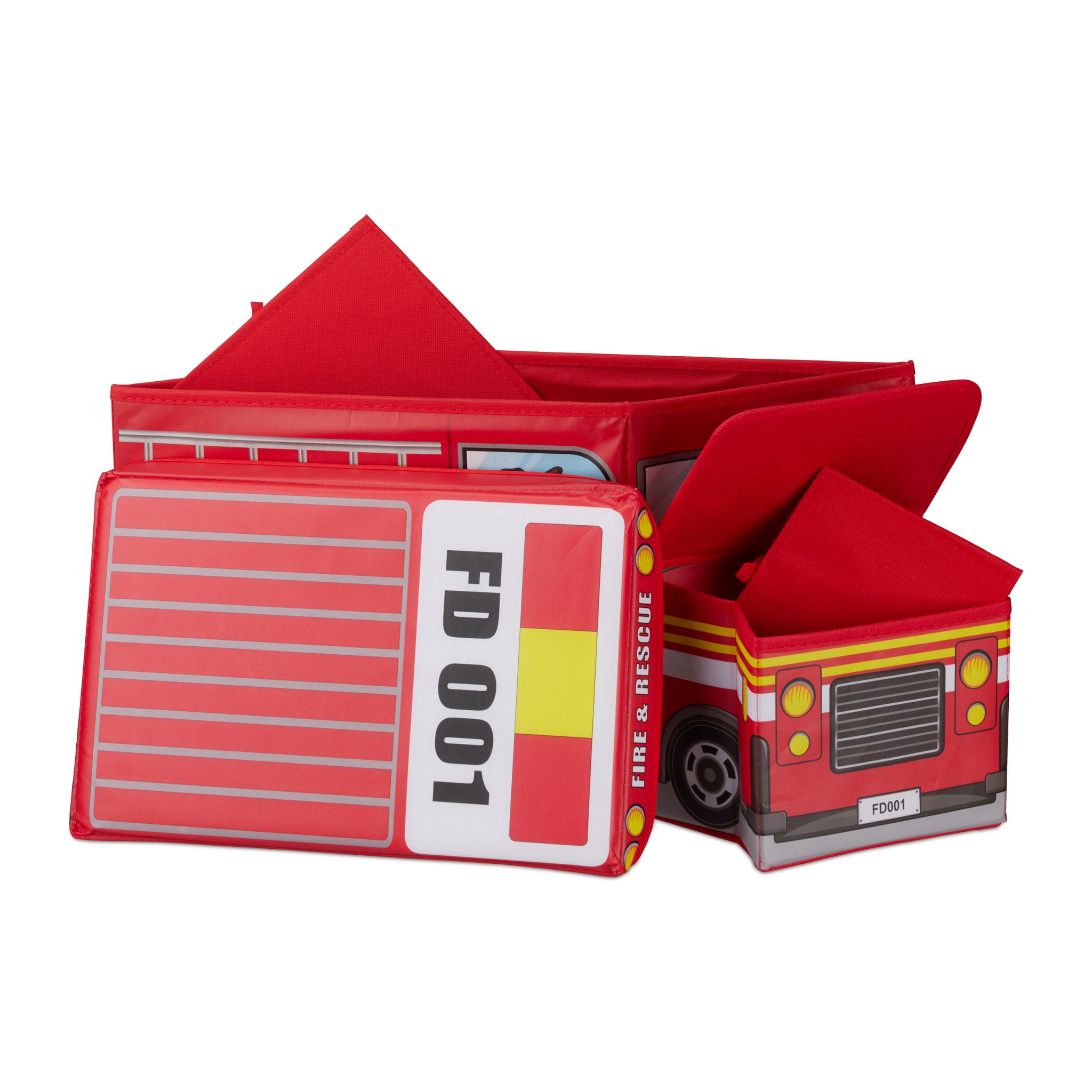 Sitzbox für Kinder Rot von Relaxdays