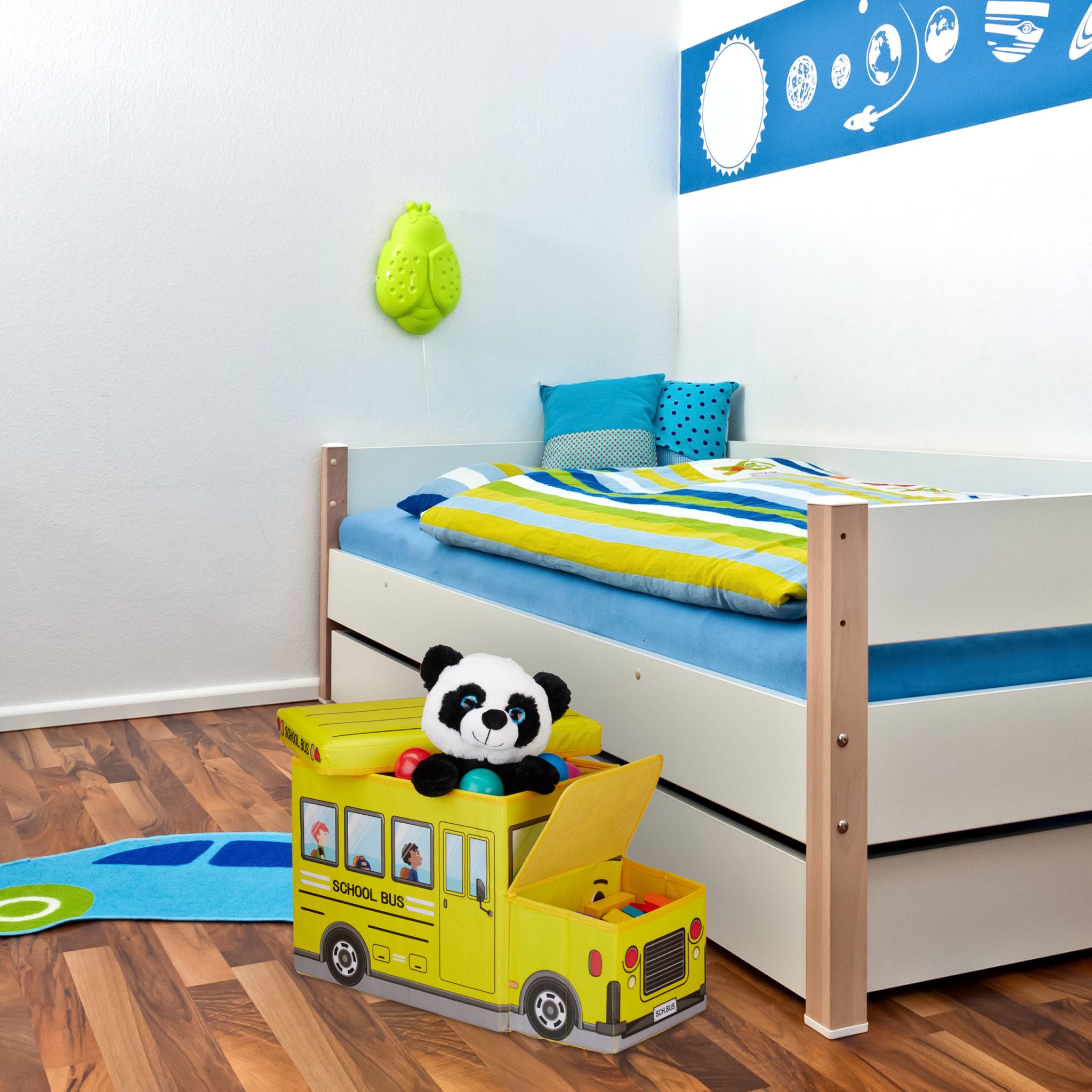 Sitzbox für Kinder Gelb von Relaxdays