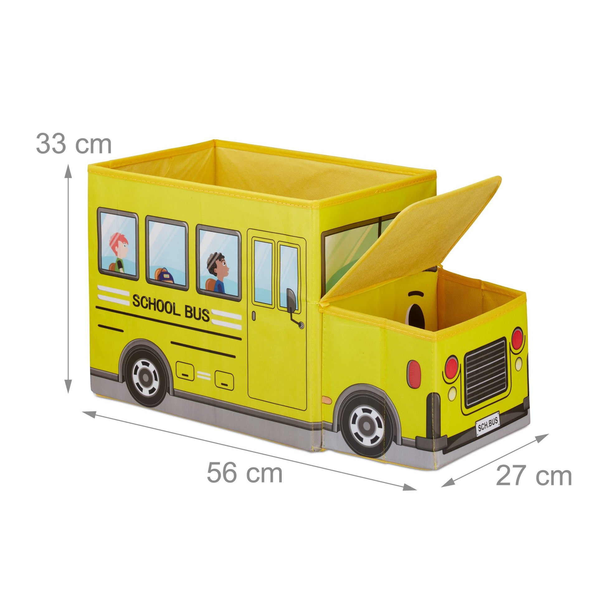Sitzbox für Kinder Gelb von Relaxdays
