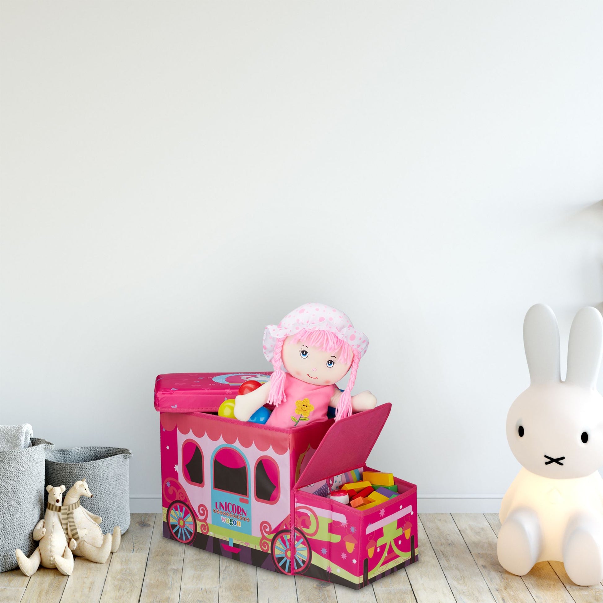 Sitzbox für Kinder Pink von Relaxdays