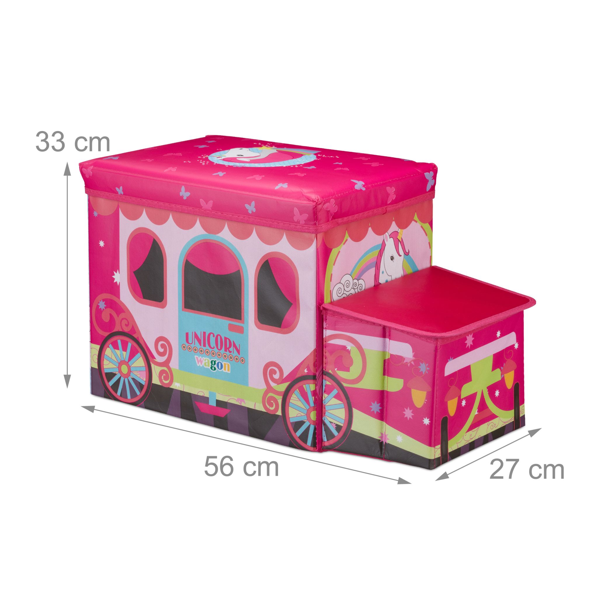 Sitzbox für Kinder Pink von Relaxdays