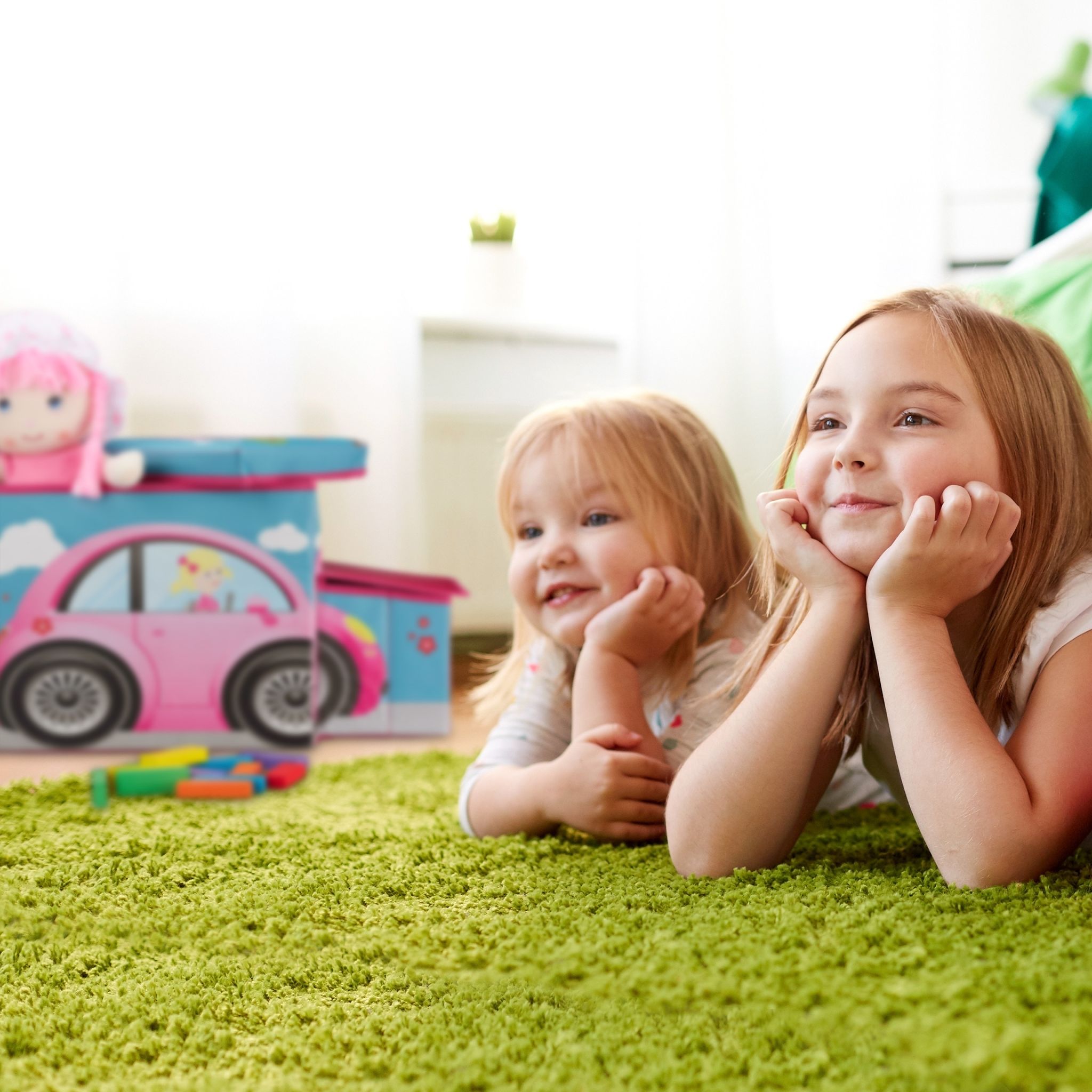 Sitzbox für Kinder Pink von Relaxdays